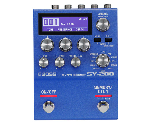 BOSS SY-200 Synthesizer Pedal