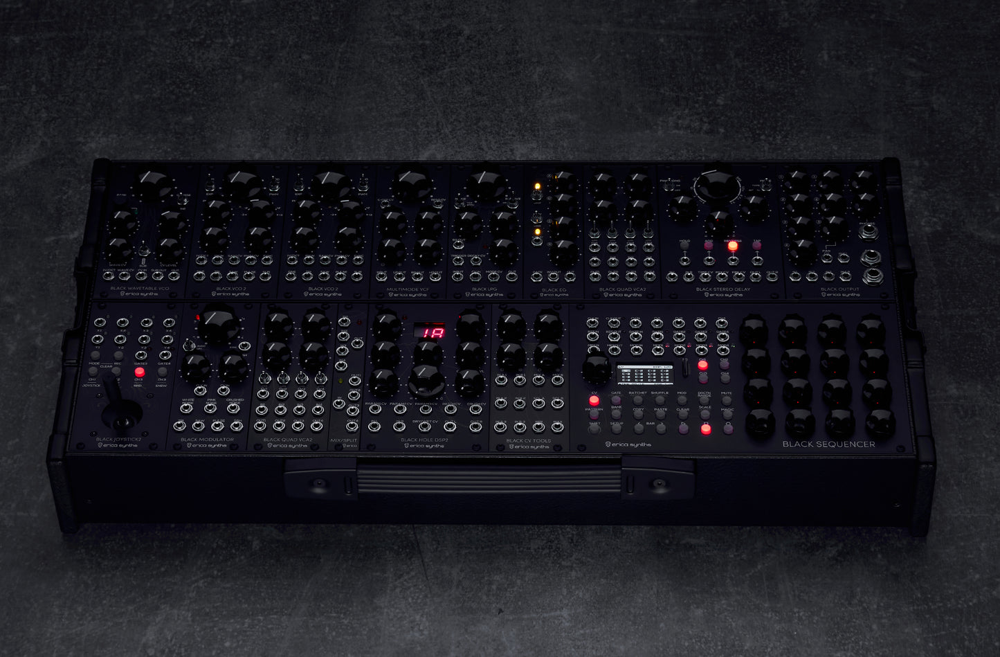Erica Synths Black System III Eurorack Modular Synthesizer