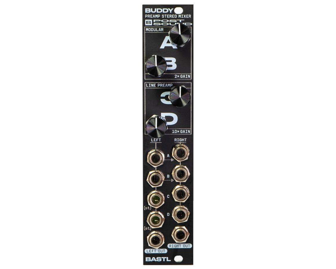 Bastl Instruments Buddy Preamp Stereo Mixer Module