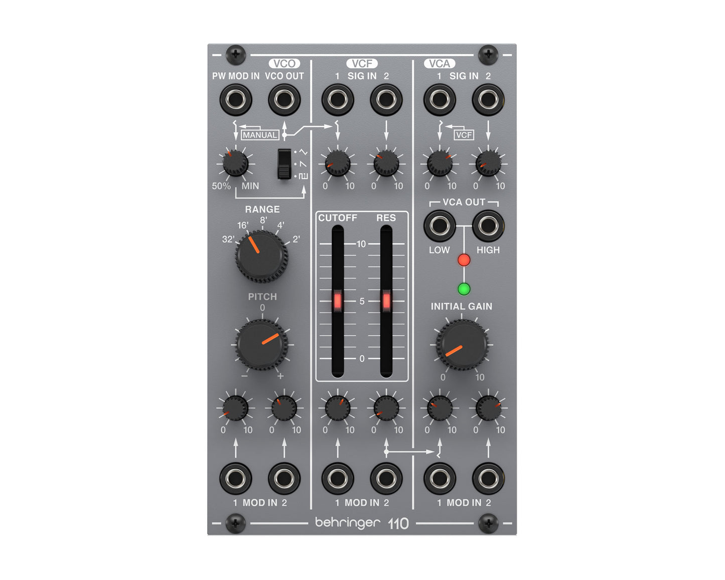 Behringer 110 VCO/VCF/VCA Eurorack Module