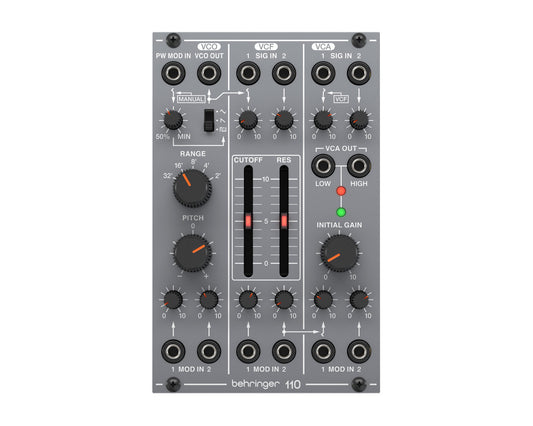Behringer 110 VCO/VCF/VCA Eurorack Module