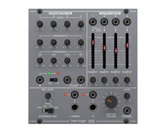 Behringer 305 EQ/Mixer/Output Eurorack Module