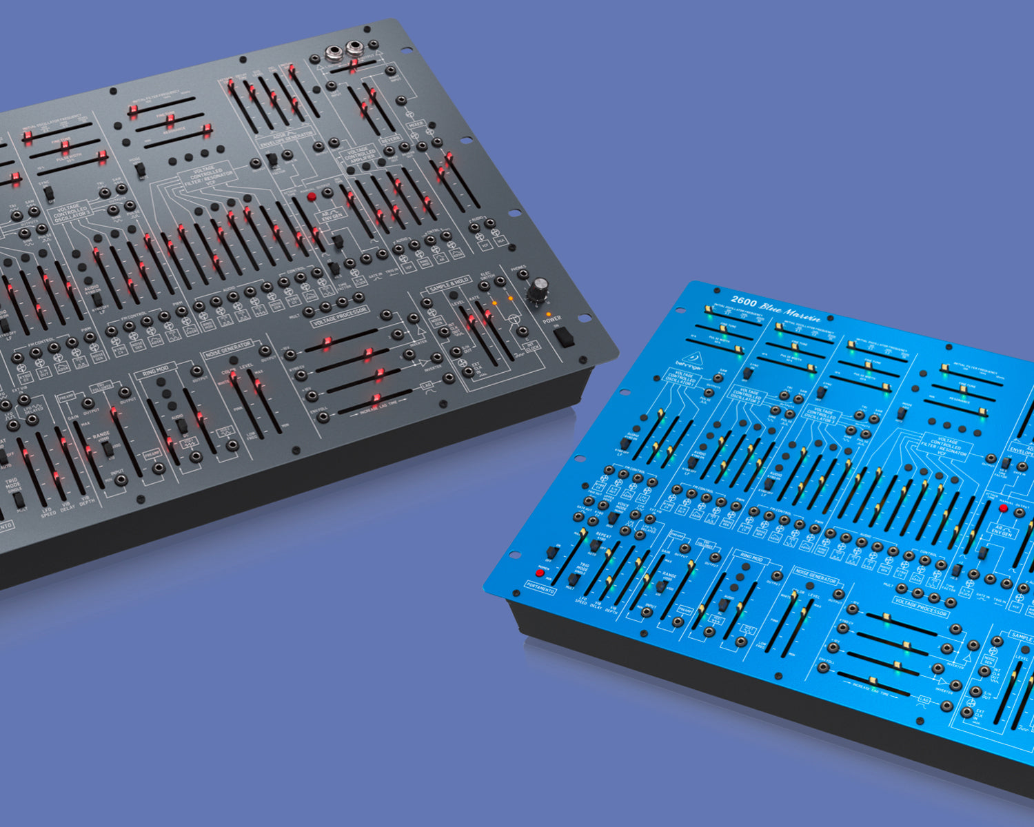 Behringer 2600 Blue Marvin ARP 2600 Analogue Synthesiser Clone