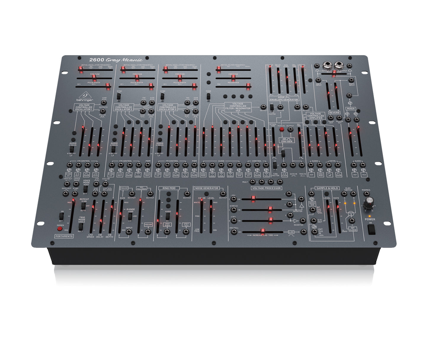 Behringer 2600 Gray Meanie Arp 2600 Analogue Synth Cone