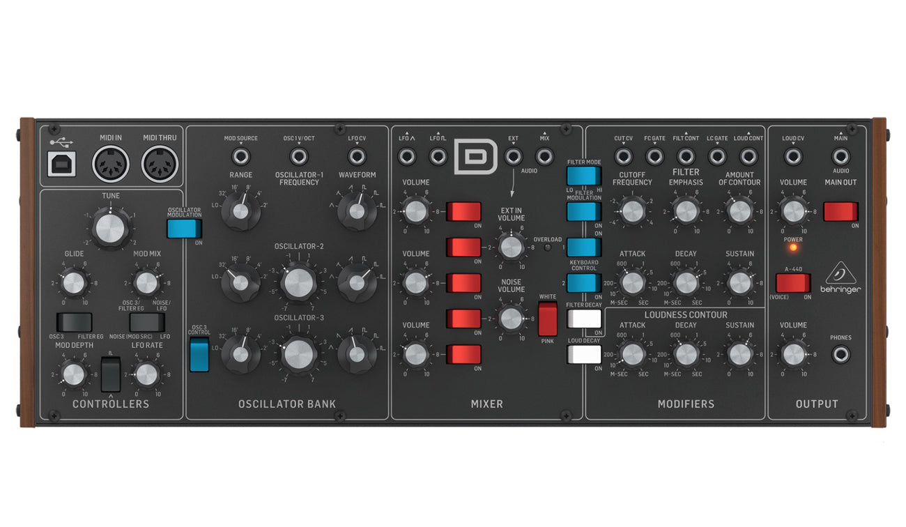 behringer model d 美品 Behringer Model D Analog Synthesizer | Sweetwater