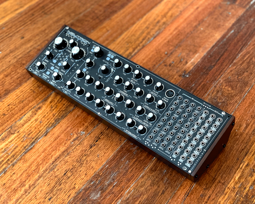 Behringer Neutron Synthesiser w/ AudioParasites Faceplate