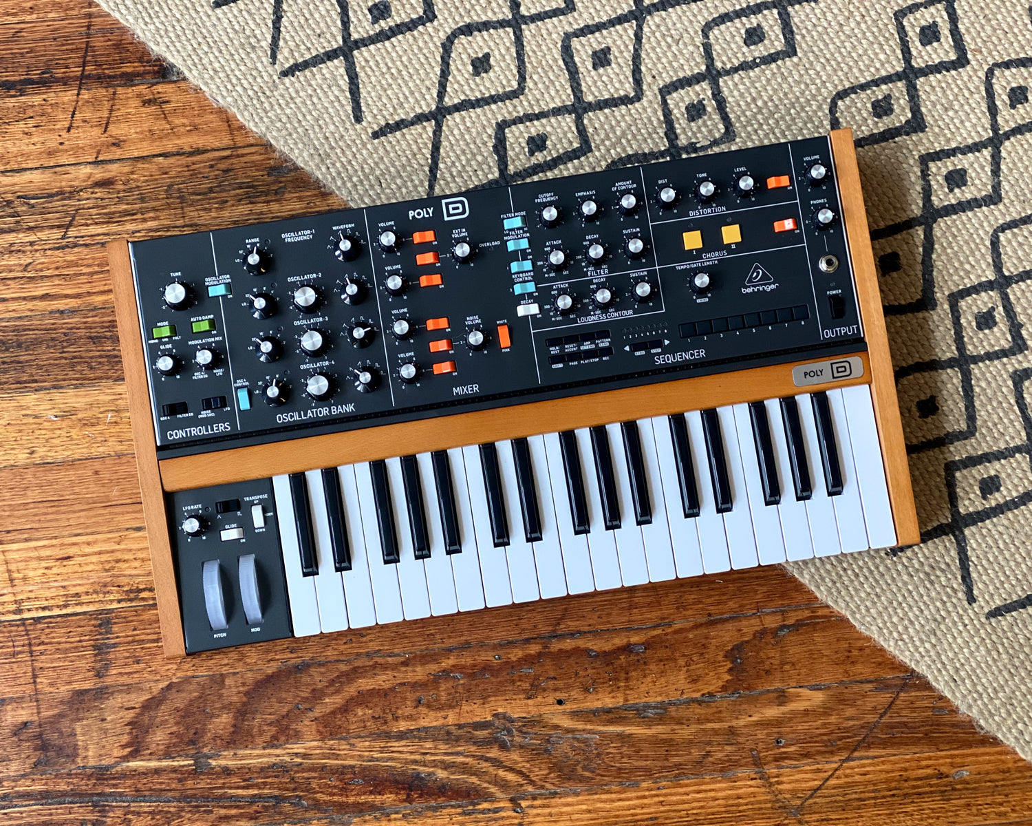 Behringer POLY D 37 Key Analog Synth Found Sound