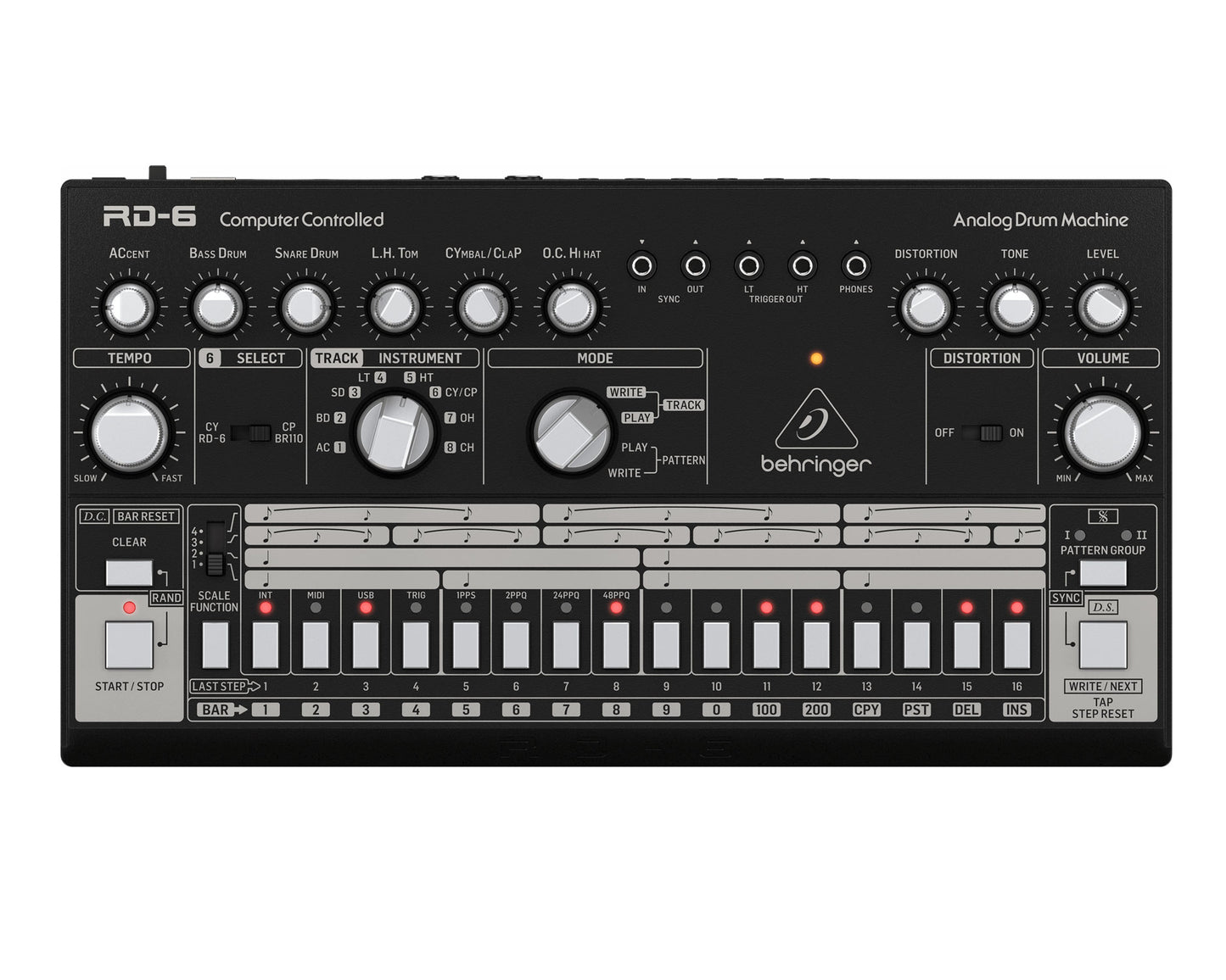 Behringer RD6 BK Analog Drum Machine