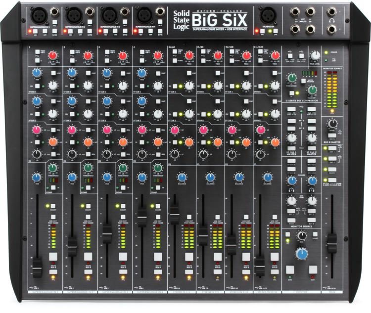 Solid State Logic Big SiX Super Analogue Desktop Mixer with USB