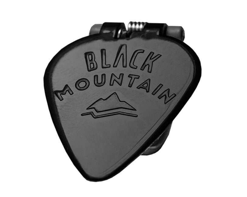 Black Mountain Spring Loaded Thumb Pick Left Handed Black - Medium