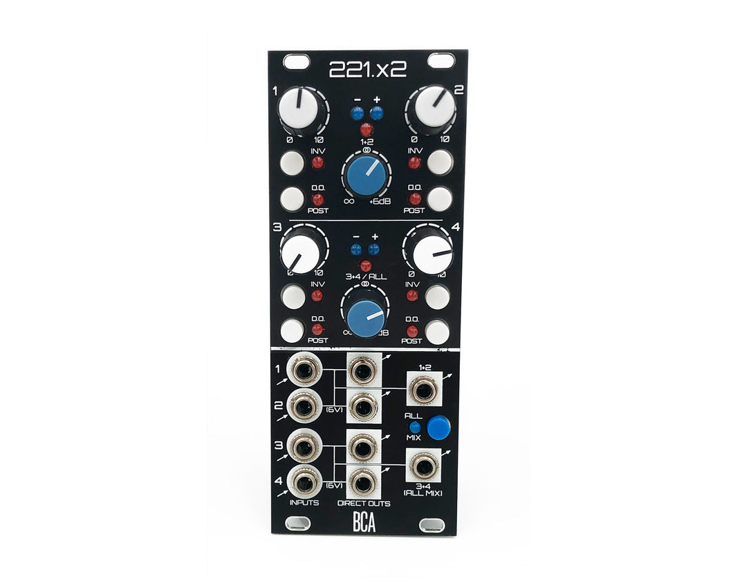 Blood Cells Audio 221.x2 Expandable 4-Channel Audio and CV Utility