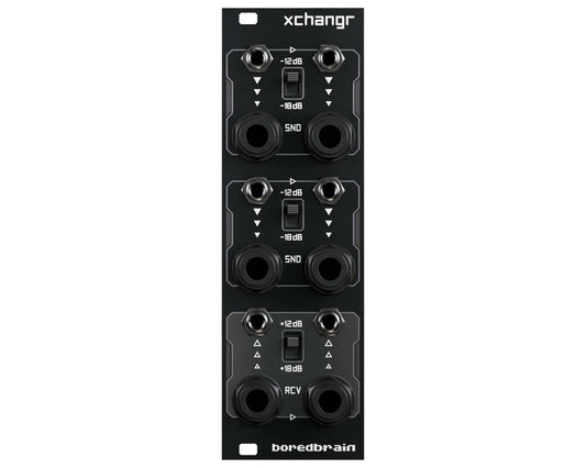 BoredBrain Xchangr Stereo Send/Receive Eurorack Module