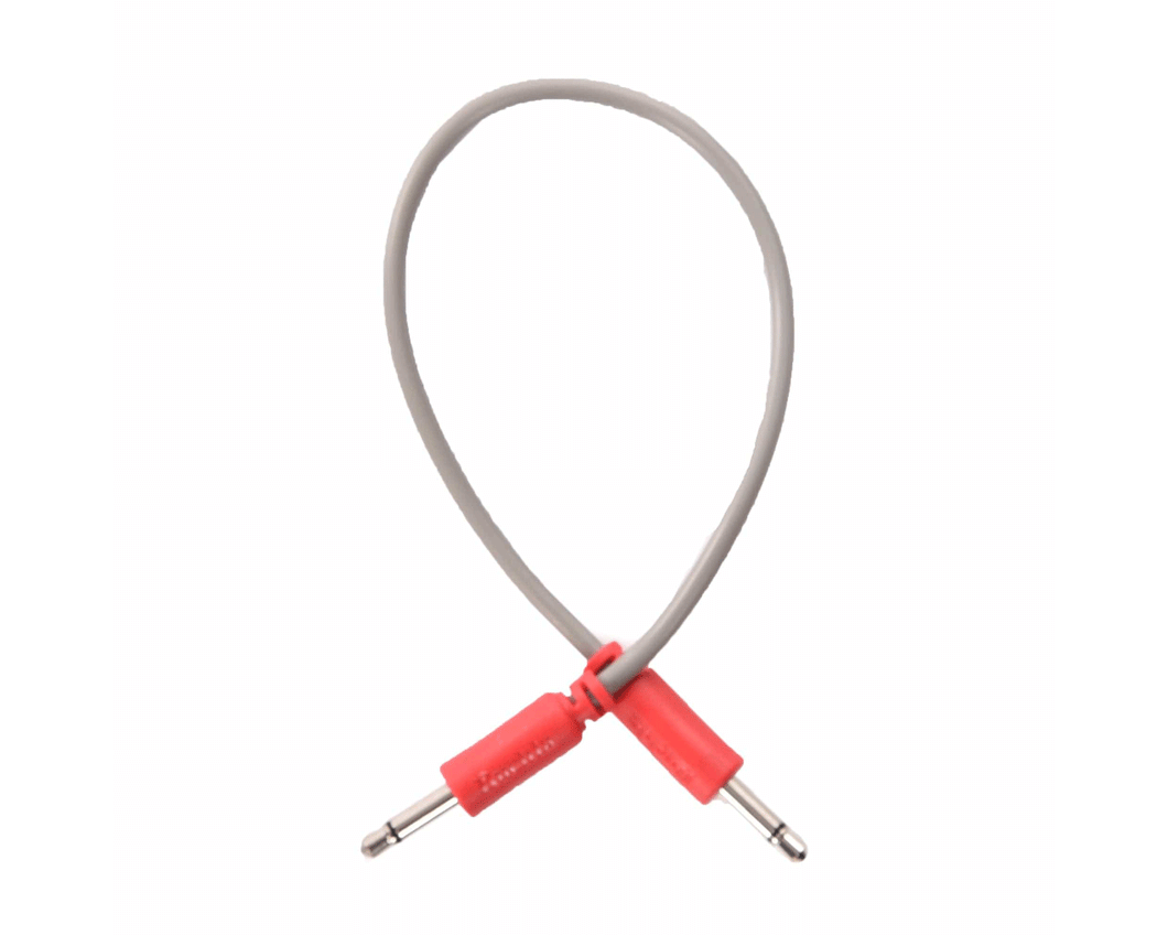 Buchla TiniCable - 8 inch length (Red Barrels)