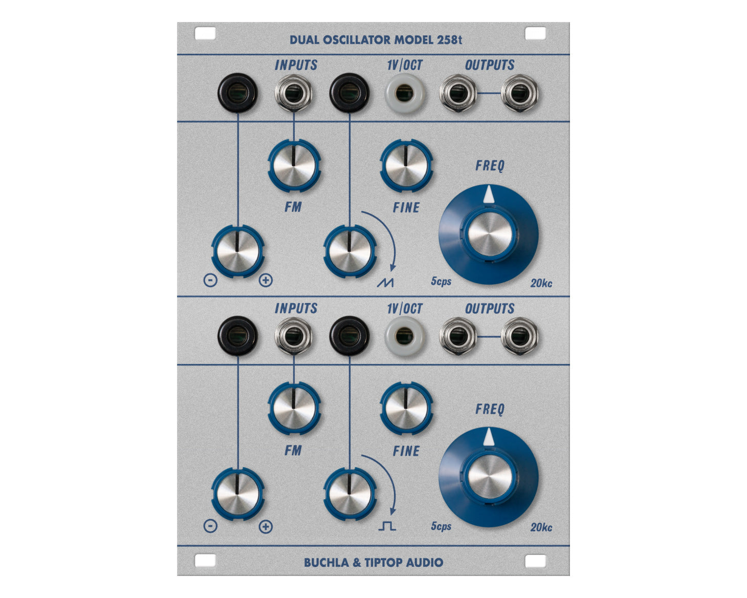 鍵盤楽器 Tiptop Audio Dual Oscillator Model 258t Tiptop Audio Buchla Model 258t Dual Oscillator – Found Sound