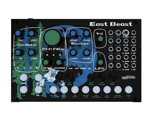 CRE8 AUDIO East Beast East Coast Semi-Modular Synthesizer