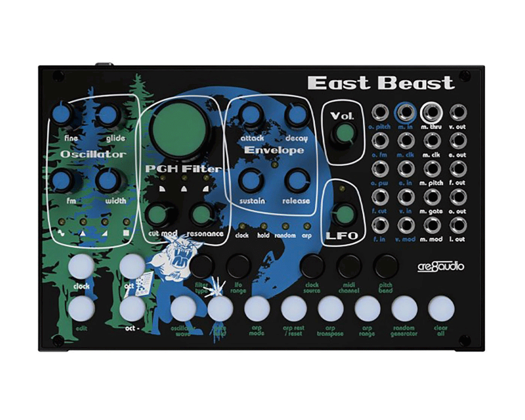 CRE8 AUDIO East Beast East Coast Semi-Modular Synthesizer – Found 