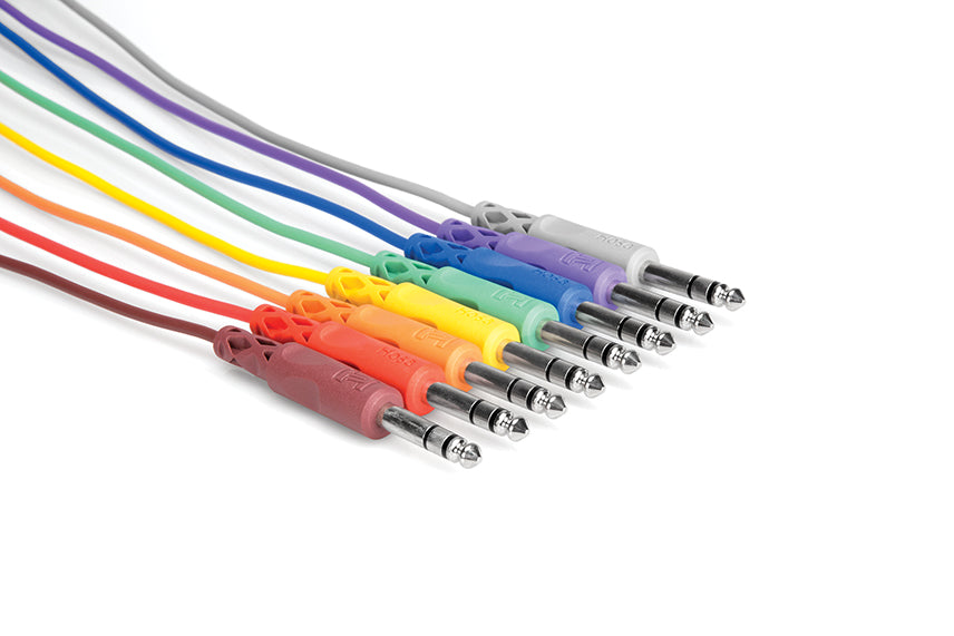 Hosa Technology CSS-830 Balanced Patch Cables 1 Foot