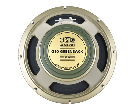 Celestion G10 Greenback T5647: Classic Series 10" 30 Watts 16Ω Speaker