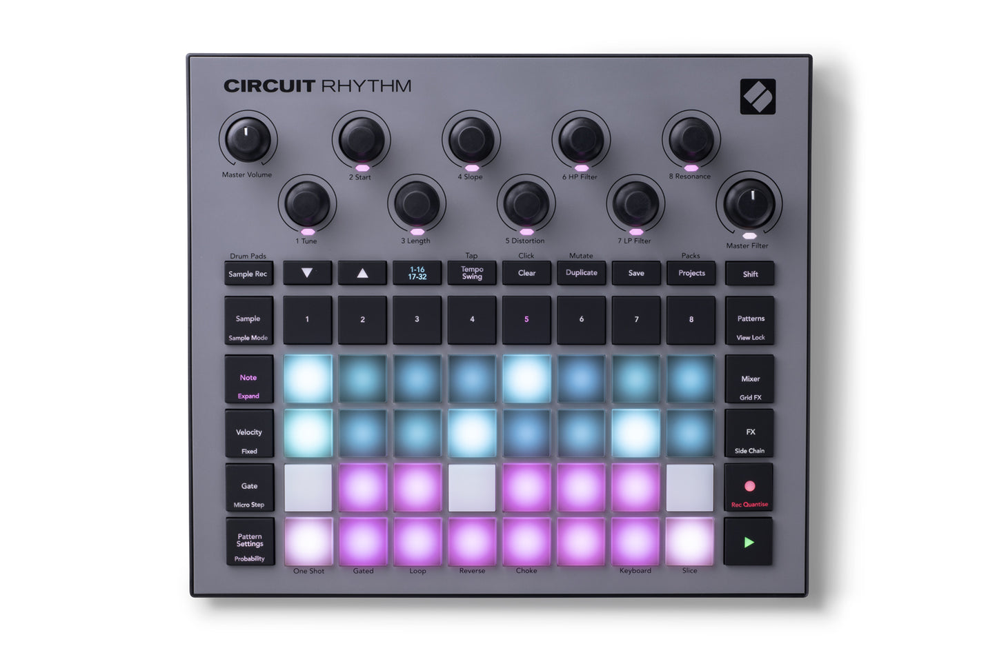 Novation Circuit - Rhythm Groovebox Sampler