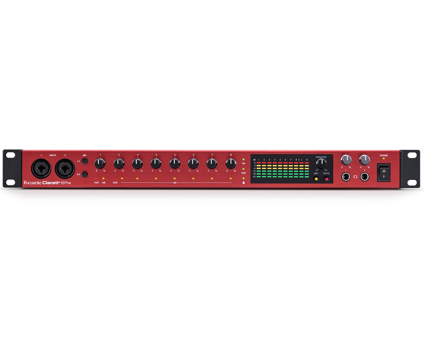 Focusrite Clarett+ 8Pre
