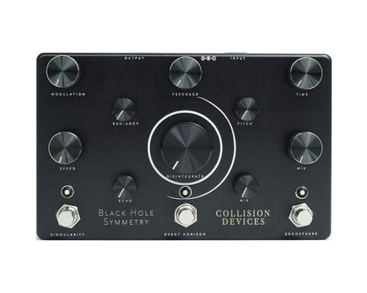 Collision Devices Black Hole Symmetry Delay Reverb Fuzz Pedal