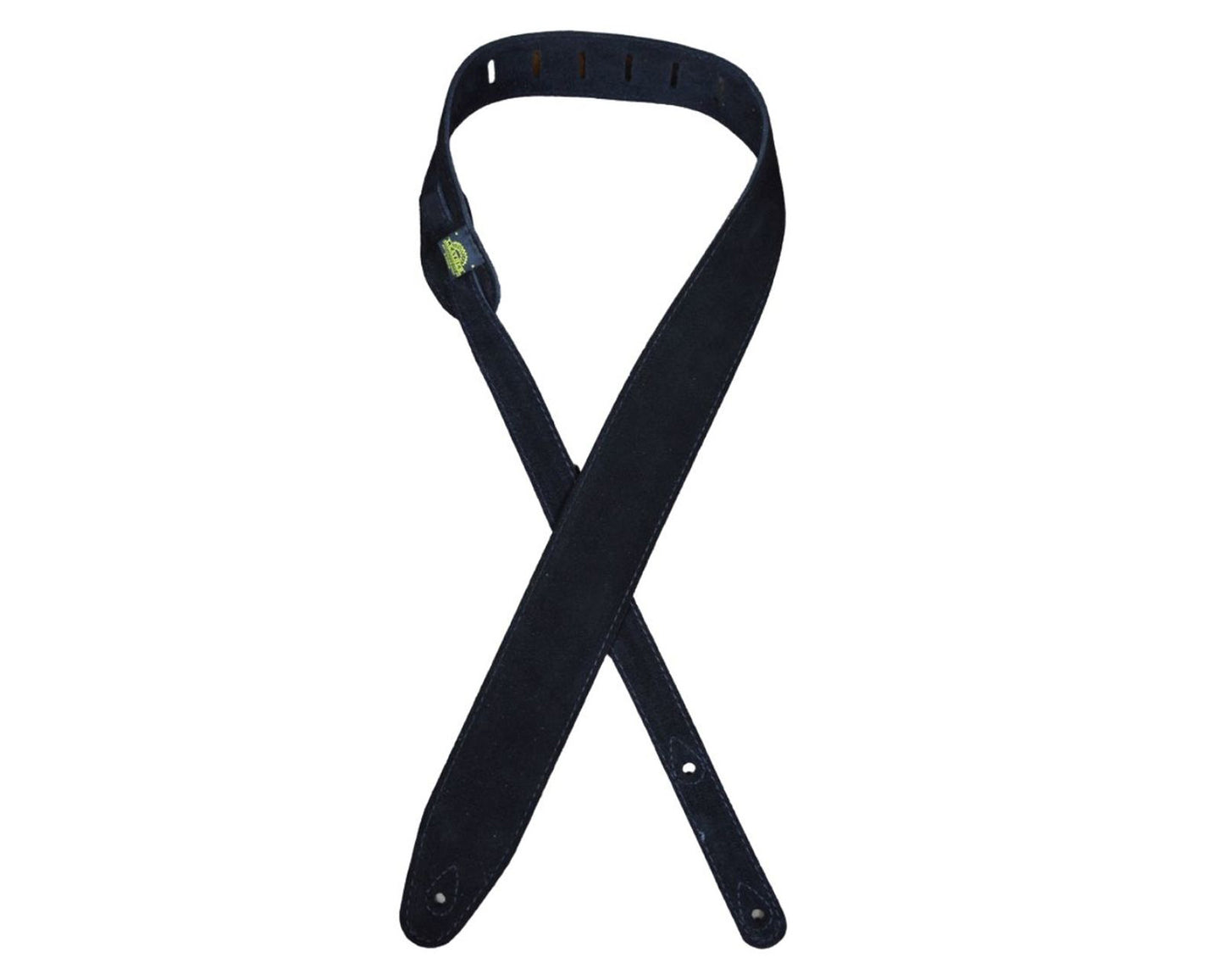 Colonial Leather DSS Double Suede Guitar Strap - Black