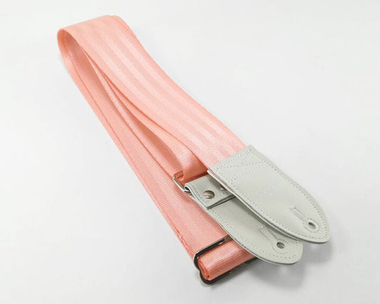 Couch Straps Soft Pink Seatbelt Guitar Strap
