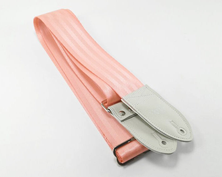 Couch Straps Soft Pink Seatbelt Guitar Strap