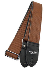 Load image into Gallery viewer, Couch Straps Vintage Brown VW Guitar Strap
