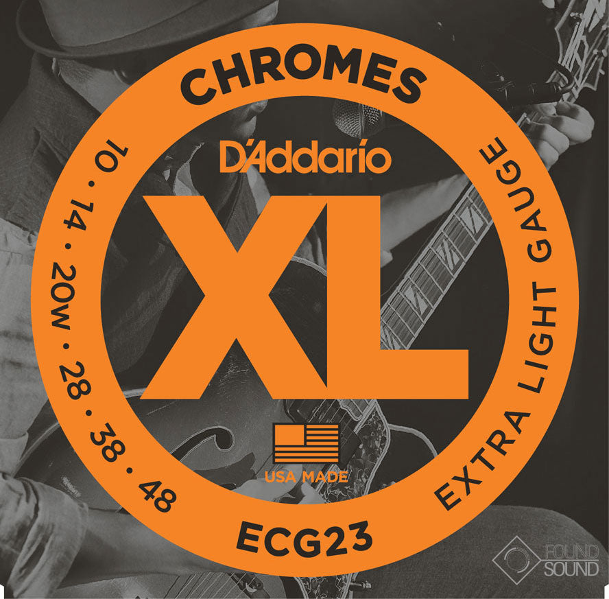 D'Addario ECG23 Chromes