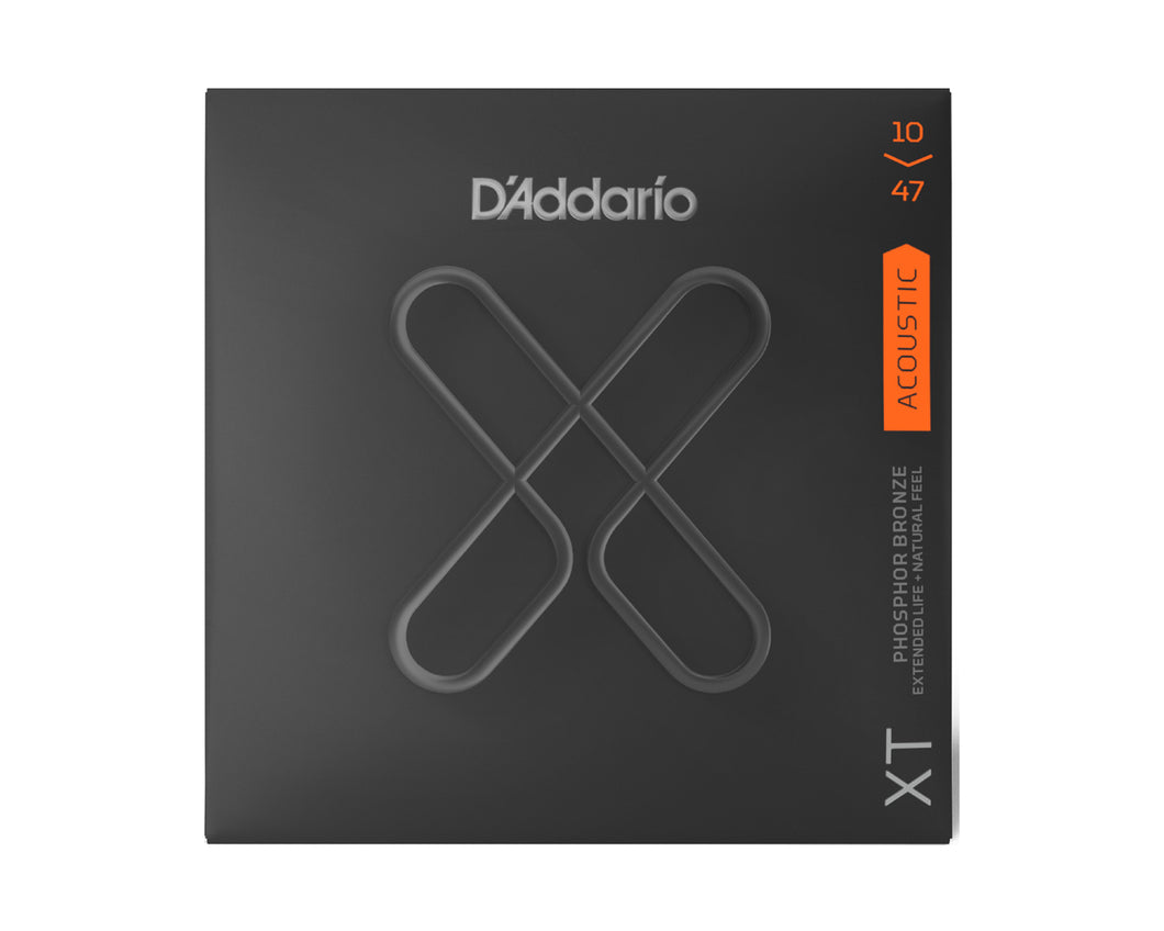 D'Addario D'Addario XTAPB1047, XT Acoustic Phosphor Bronze, Extra Light, 10-47