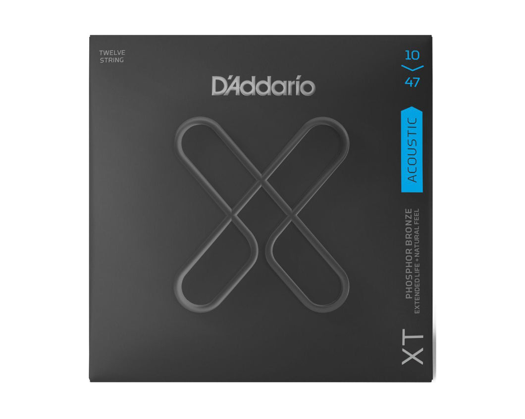 D'Addario D'Addario XT Acoustic Phosphor Bronze, 12-String Light, 10-47