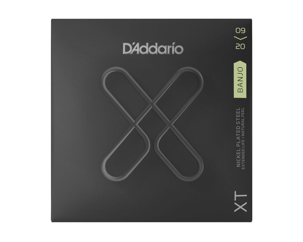D'Addario D'Addario XT Banjo Nickel Plated Steel, Light, 09-20