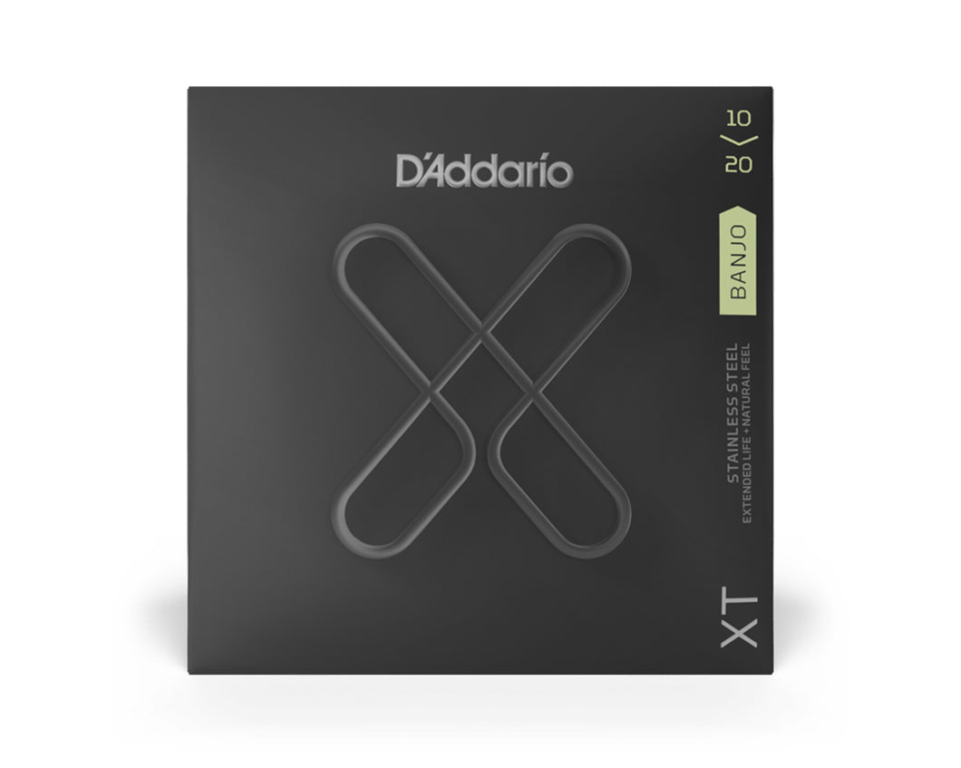 D'Addario XT Banjo Stainless Steel Custom Medium Light 10-20
