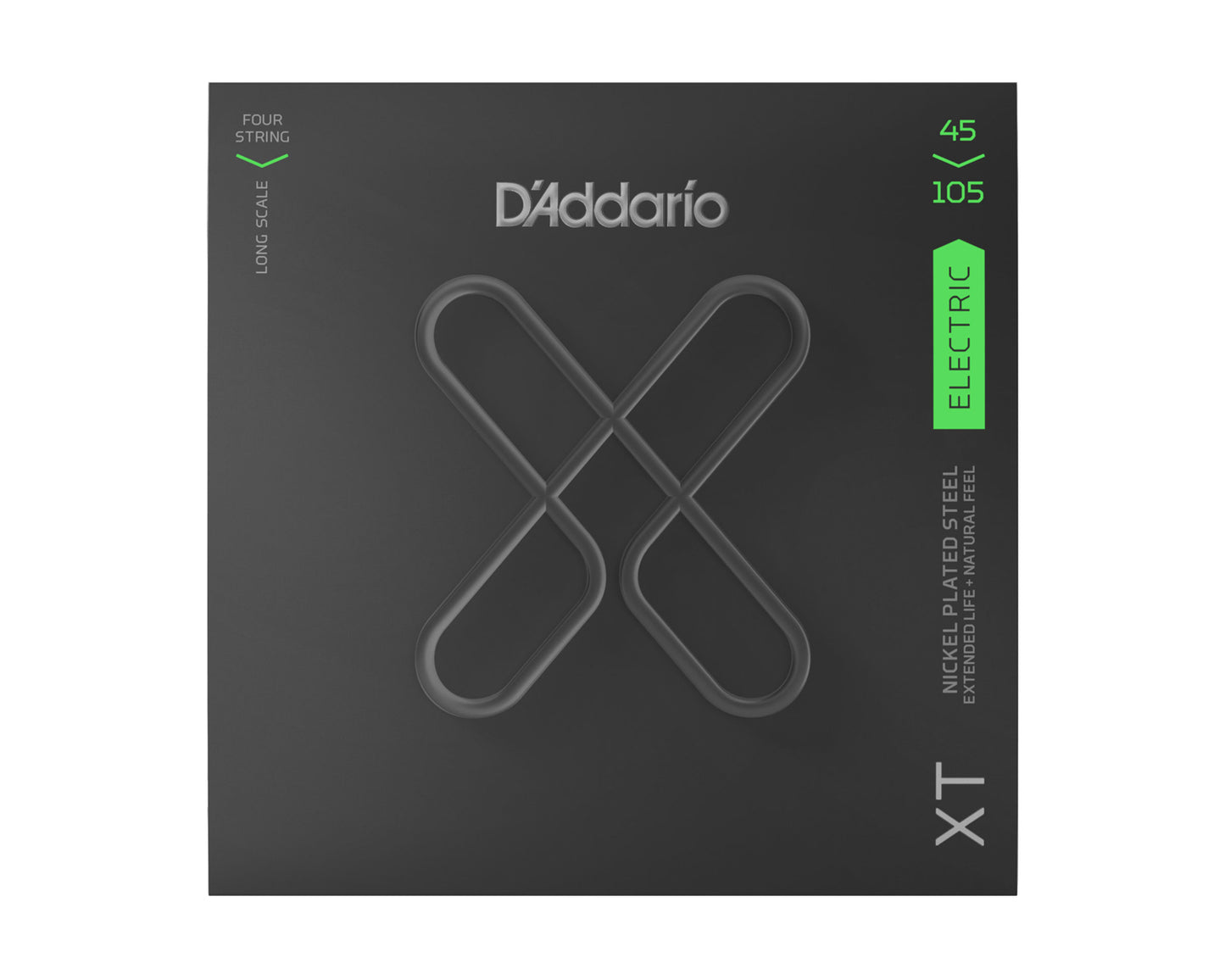 D'Addario XT Bass Nickel Plated Steel, Light Top/Medium Bottom, Long Scale, 45-105