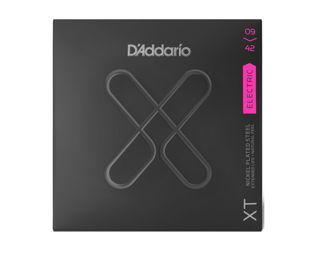 D'Addario D'Addario XT Electric Nickel Plated Steel, Super Light, 09-42