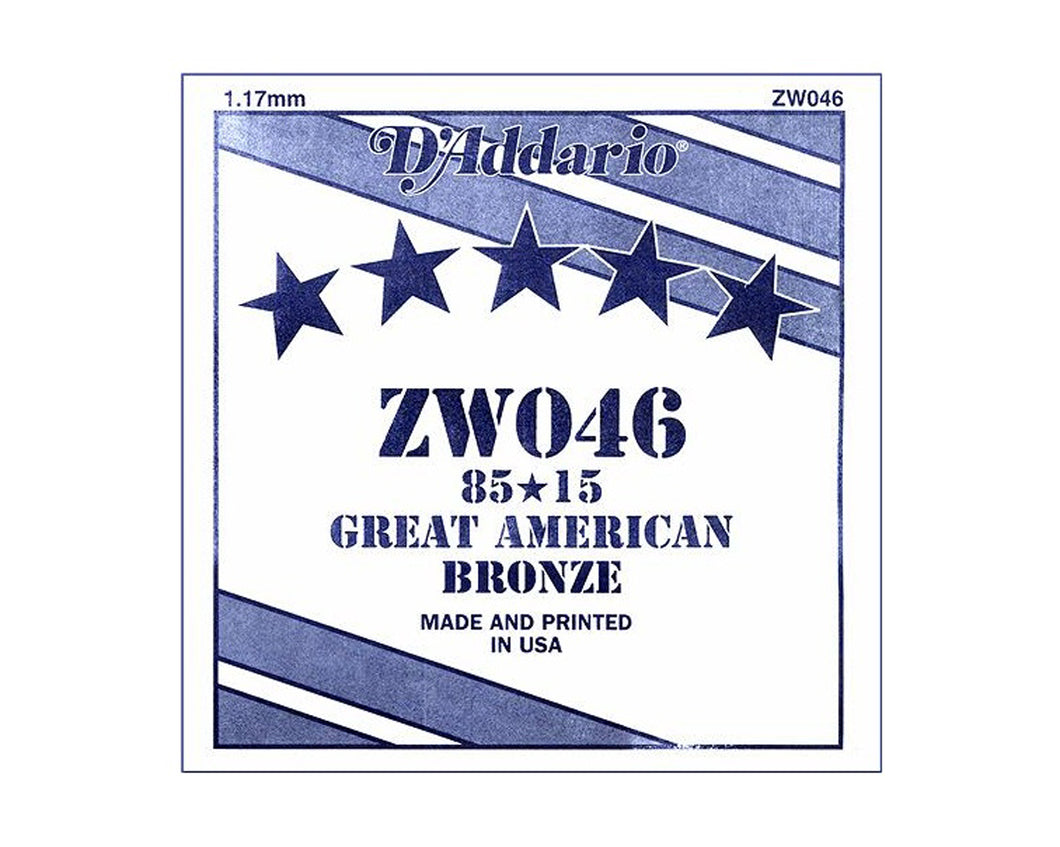 D'Addario D'Addario 85/15 Bronze wound 046