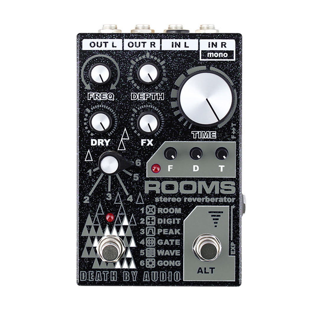 Death By Audio R O O M S Multi-Function Reverberating Pedal