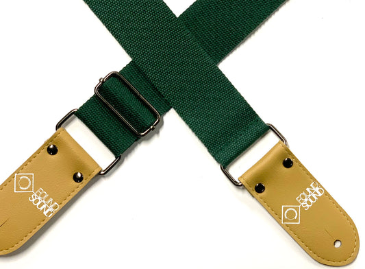DSL 50 Cotton Green Guitar Strap