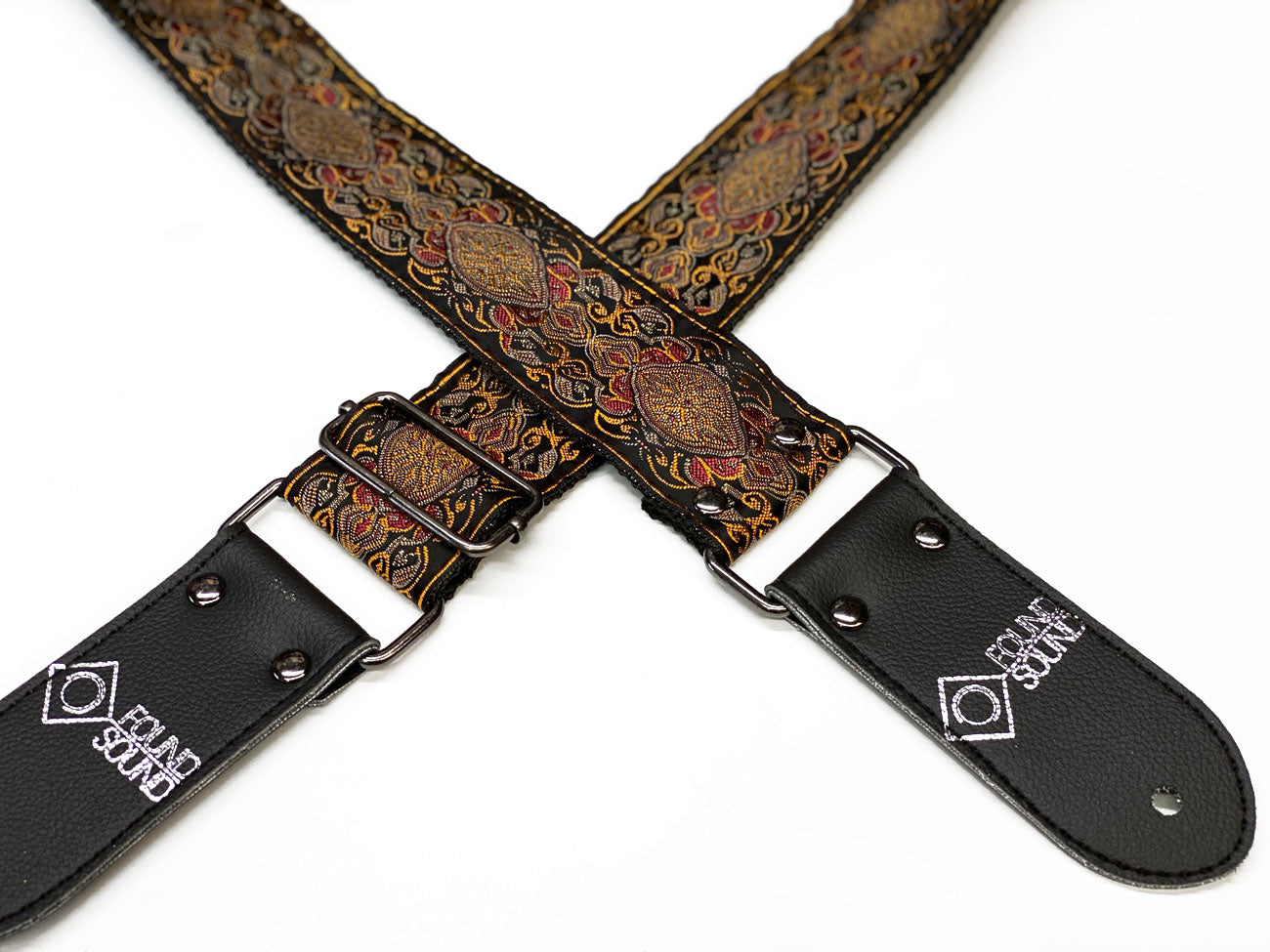 DSL Jacquard Weave APR-Orange Guitar Strap