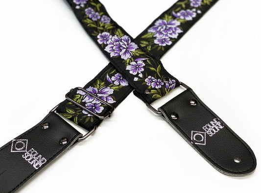 DSL Jacquard Weave FG-Purple Guitar Strap