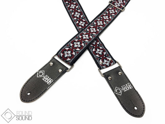 DSL Jacquard Weave Redhouse Guitar Strap