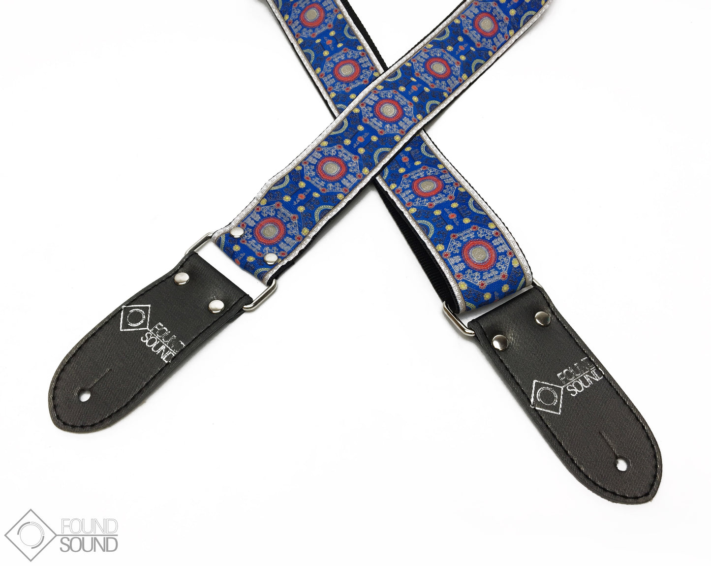 DSL Jacquard Weave SAL Blue Guitar Strap