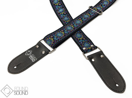 DSL Jacquard Weave TUK-Purple Guitar Strap