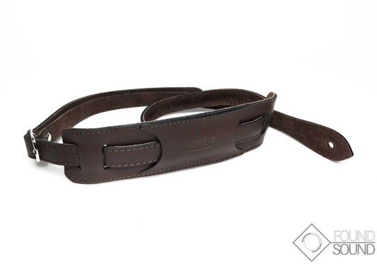 DSL VS20 Vintage Style Saddle Brown Guitar Strap