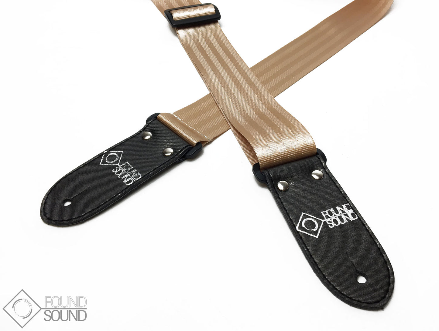 DSL SB20 Gold Seatbelt Guitar Strap