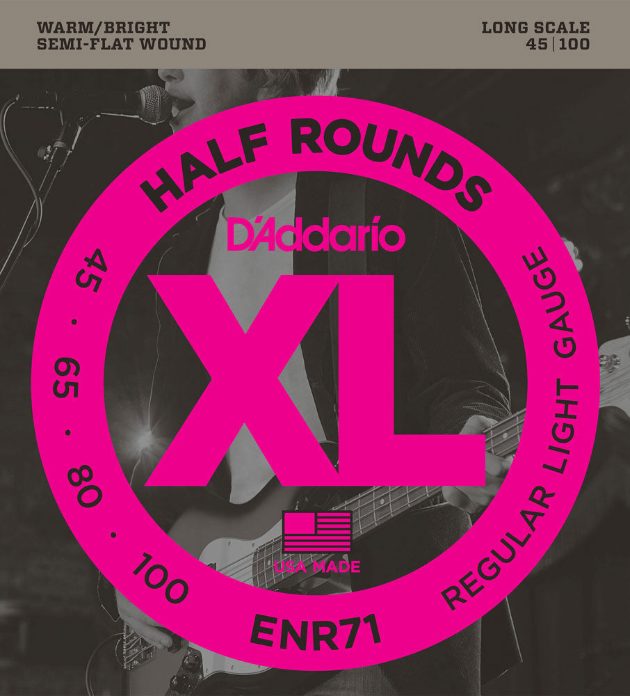 D'Addario ENR71 Long Scale Half Rounds