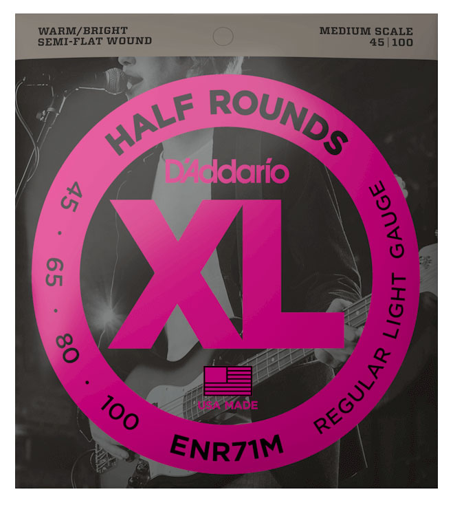 D'Addario ENR71M Medium Scale Half Rounds