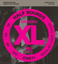 Load image into Gallery viewer, D&#39;Addario ENR71 Long Scale Half Rounds
