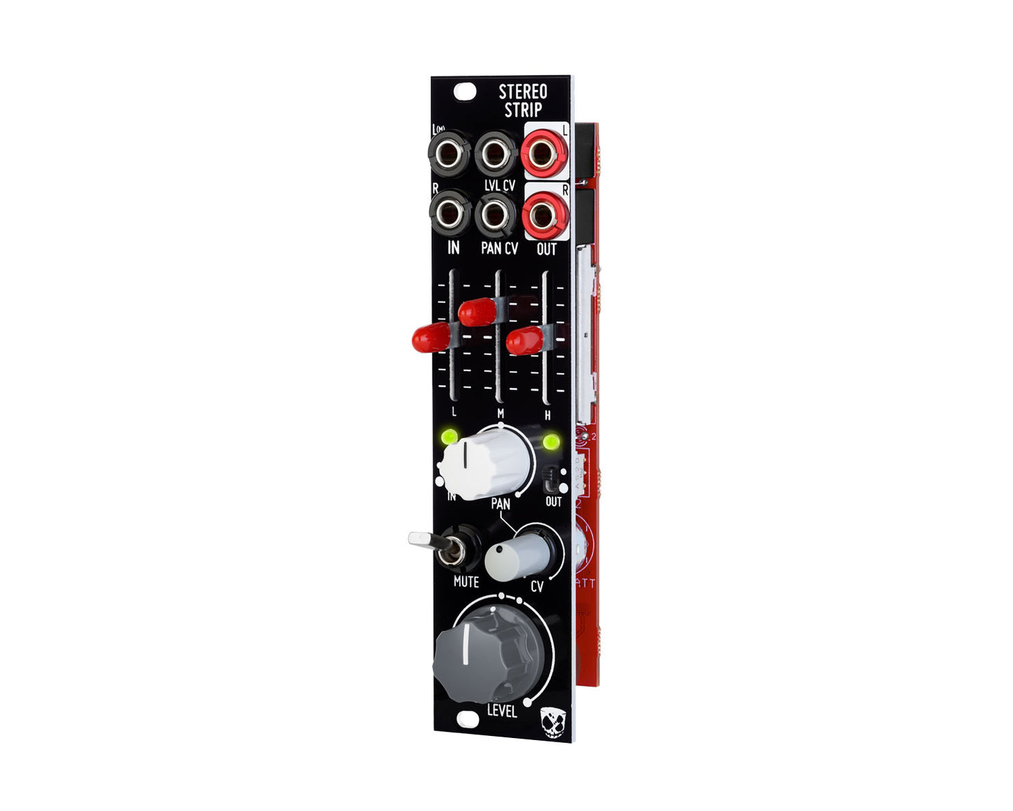 DivKid/Befaco Stereo Strip Eurorack Dynamics Module